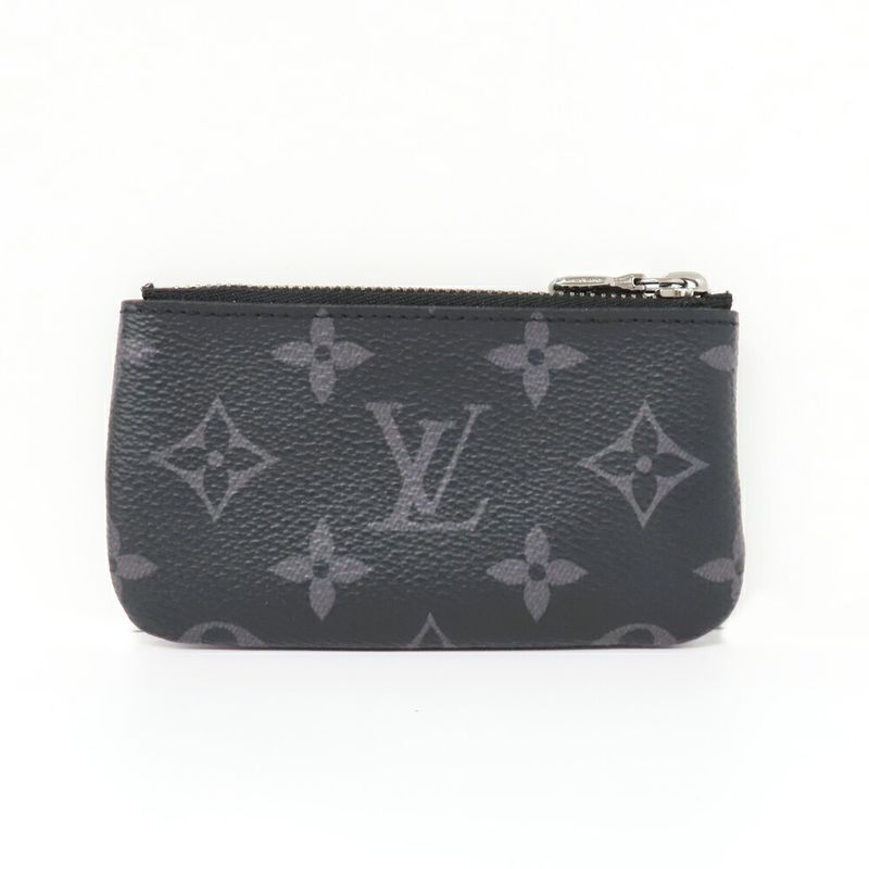 Louis Vuitton Card Key Case Pochette Cles Monogram Eclipse