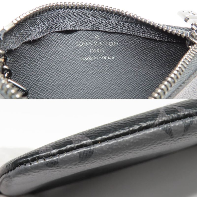 Louis Vuitton Card Key Case Pochette Cles Monogram Eclipse