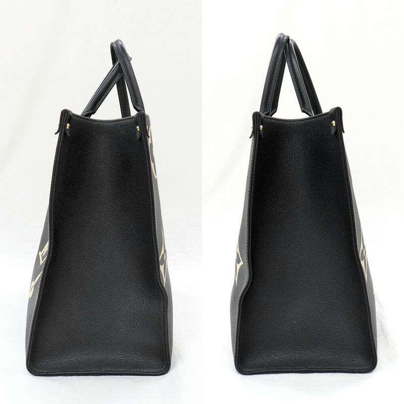 Louis Vuitton on the Go GM Bicolor Monogram Empreinte Tote