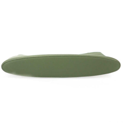 Loewe Leather Clutch Pouch Khaki