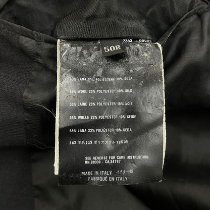 Prada Fly Front Gradient Design Jacket Black 50