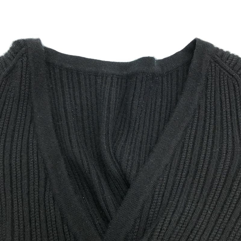 Chanel Cashmere Knit Sweater Black 36