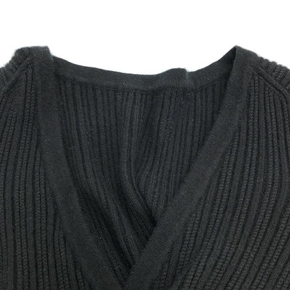 Chanel Cashmere Knit Sweater Black 36