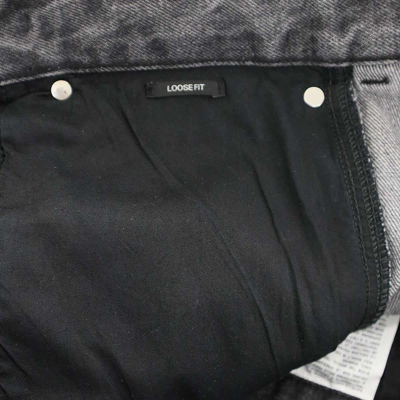 Prada Loose Fit Denim Pants Gray 50