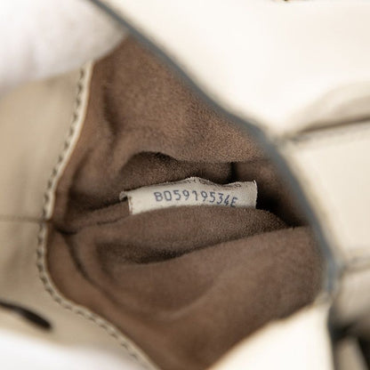Bottega Veneta Intrecciato White Ivory Leather