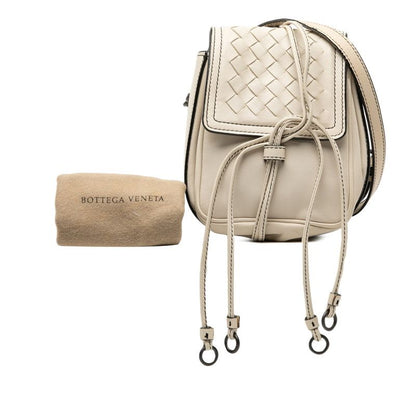 Bottega Veneta Intrecciato White Ivory Leather