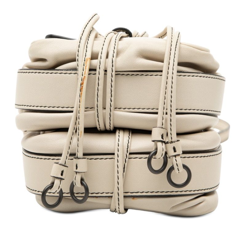 Bottega Veneta Intrecciato White Ivory Leather