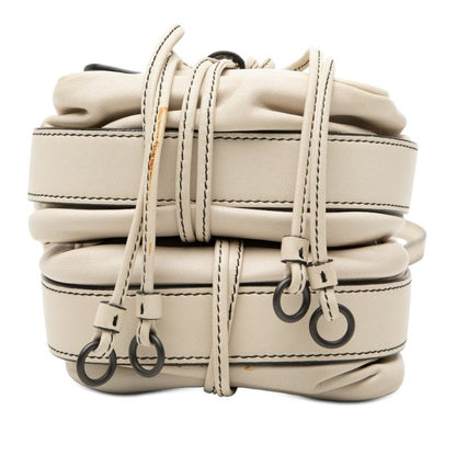 Bottega Veneta Intrecciato White Ivory Leather