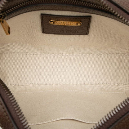 Gucci Anniversary Logo Brown Leather