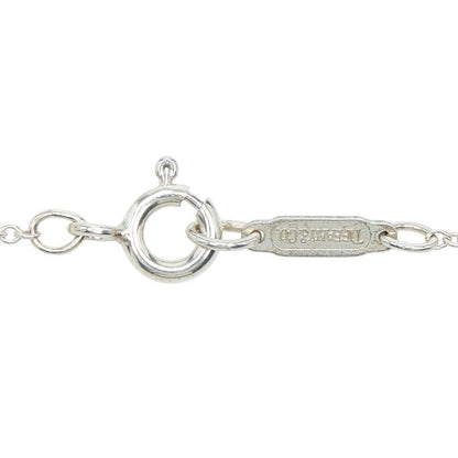 Tiffany & Co Heart Ribbon Combination Silver 18K Yellow Gold Necklace