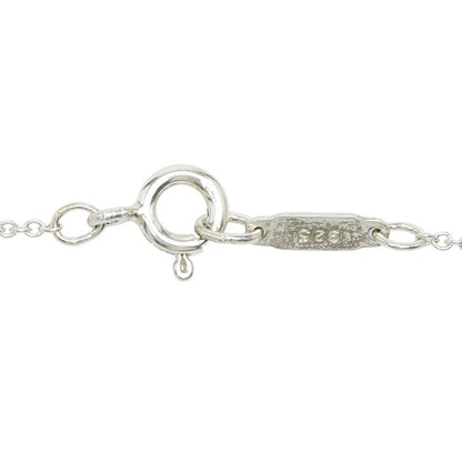 Tiffany & Co Heart Ribbon Combination Silver 18K Yellow Gold Necklace
