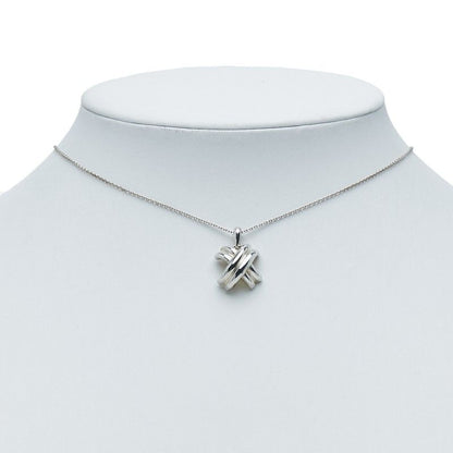 Tiffany & Co Signature Cross Necklace Pendant Silver