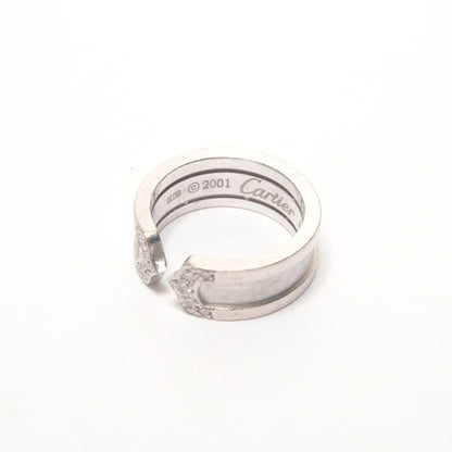 Cartier Ring Pave Diamond C2 750 White Gold JP