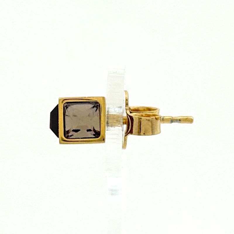 Louis Vuitton Studded Earrings Gambling Gold Plated