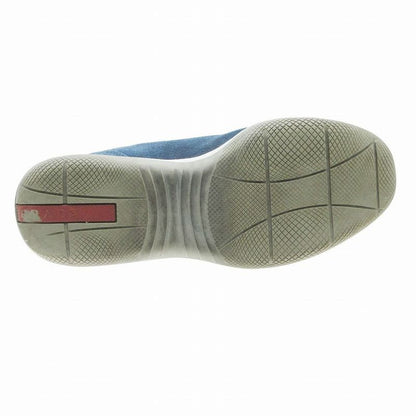 Prada Suede Logo Sneakers Shoes Navy 37