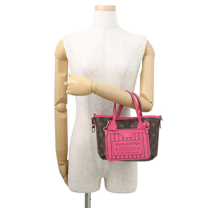 Louis Vuitton Tote Monogram Neverfull Inside Out BB Rose Pondicherry