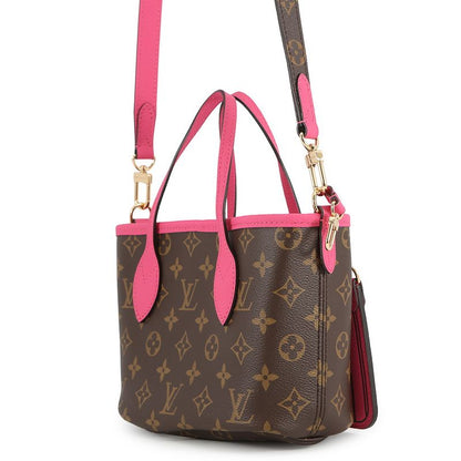 Louis Vuitton Tote Monogram Neverfull Inside Out BB Rose Pondicherry
