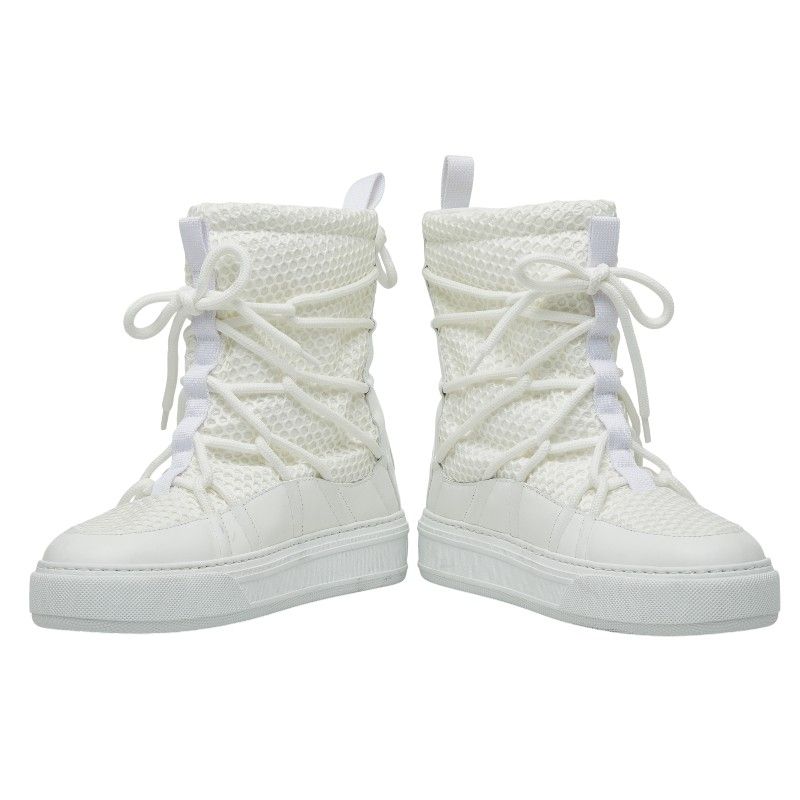Dior Boots 36 White Leather Fabric
