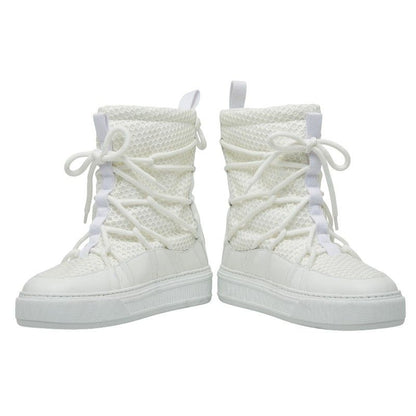 Dior Boots 36 White Leather Fabric