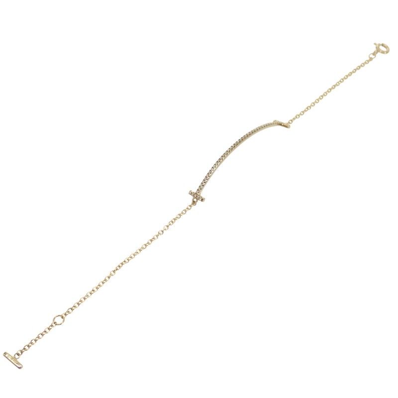Tiffany & Co T Smile Small Bracelet 18K Yellow Gold
