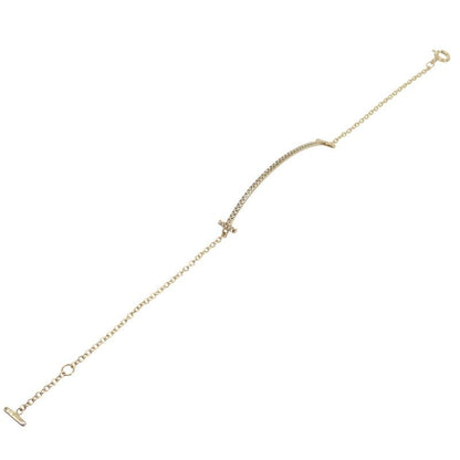 Tiffany & Co T Smile Small Bracelet 18K Yellow Gold