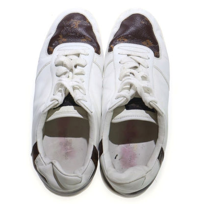 Louis Vuitton Rivoli Line Monogram Leather Lace Up Sneakers