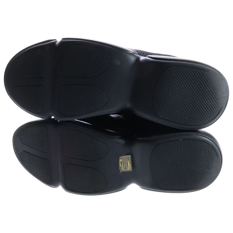 Prada Cloud Bust Velcro Mesh Rubber Sneakers Black