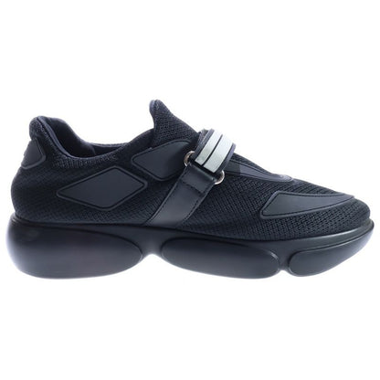 Prada Cloud Bust Velcro Mesh Rubber Sneakers Black