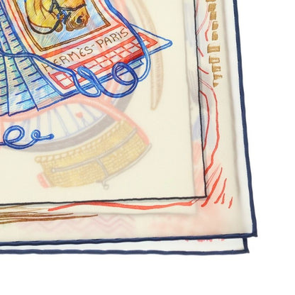 Hermes Carre 90 Scarf Cheval Oscope Silk Multi