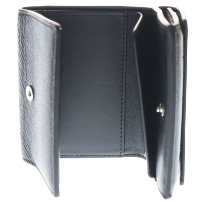 Celine Folded Compact Wallet Trifold Black