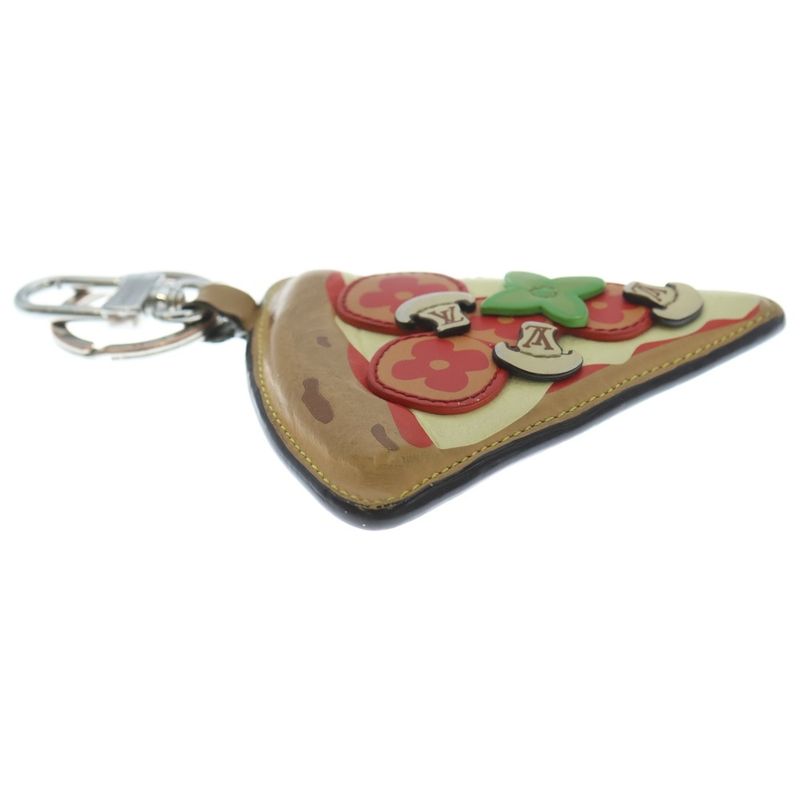 Louis Vuitton Pizza Monogram Key Holder Brown