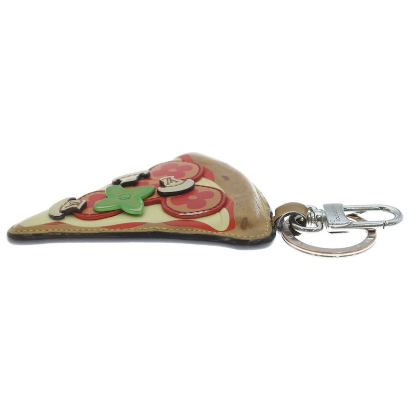 Louis Vuitton Pizza Monogram Key Holder Brown