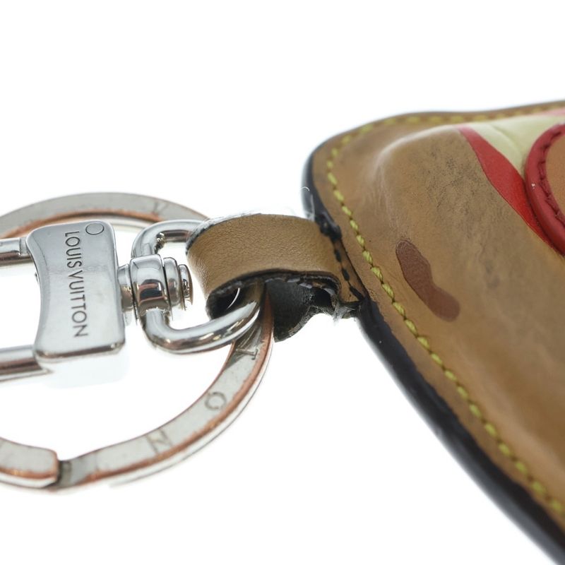 Louis Vuitton Pizza Monogram Key Holder Brown