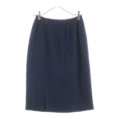 Hermes Carriage Tag Wool Double Breasted Suit Jacket Skirt Setup Navy