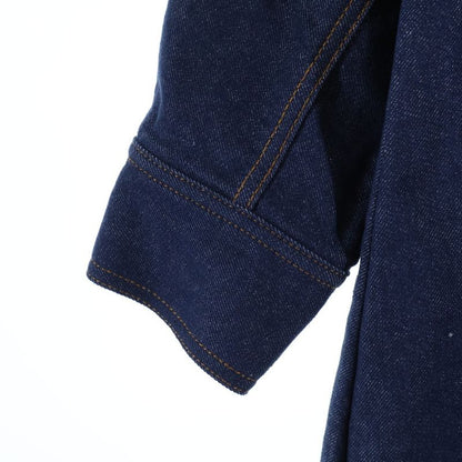 Fendi Blue Denim Mini Dress Long Sleeve