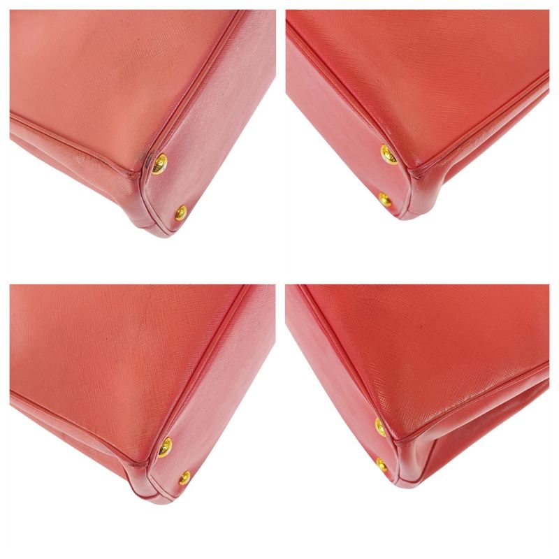 Prada Galleria Saffiano Pink Gold Leather Tote
