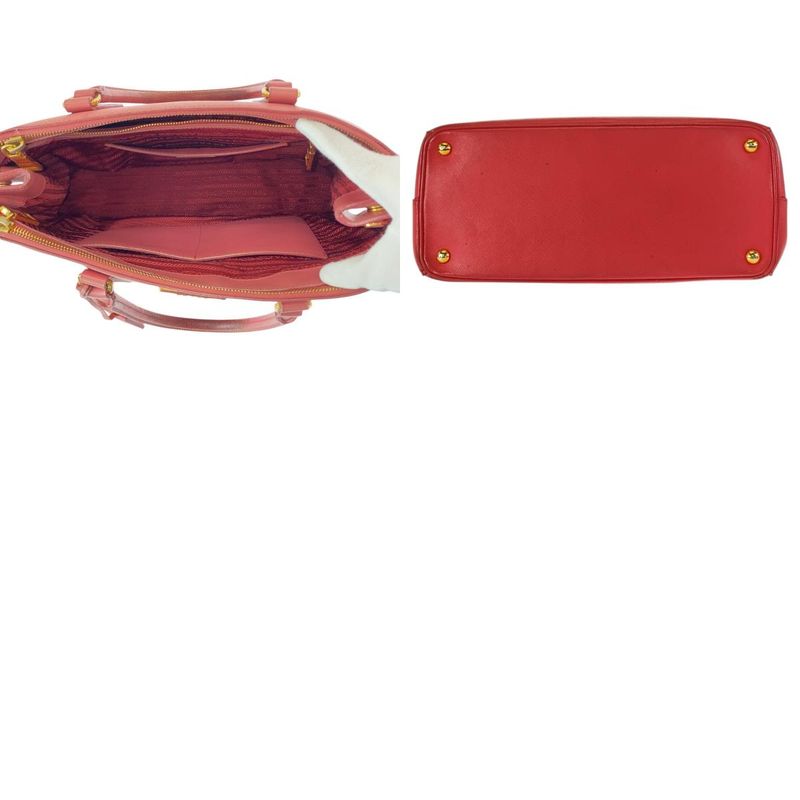 Prada Galleria Saffiano Pink Gold Leather Tote
