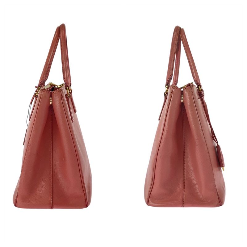 Prada Galleria Saffiano Pink Gold Leather Tote