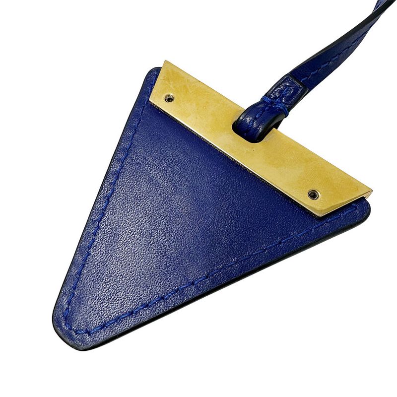 Loewe Shoulder Bag Leather Barcelona Blue Stylish