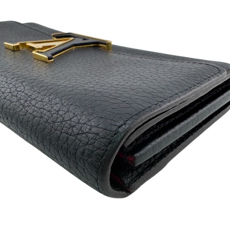 Louis Vuitton Portefeuille Capucines Long Wallet Black