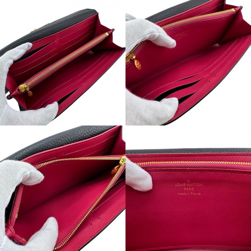 Louis Vuitton Portefeuille Capucines Long Wallet Black