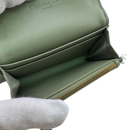 Dior Gricine Wallet Bifold Green
