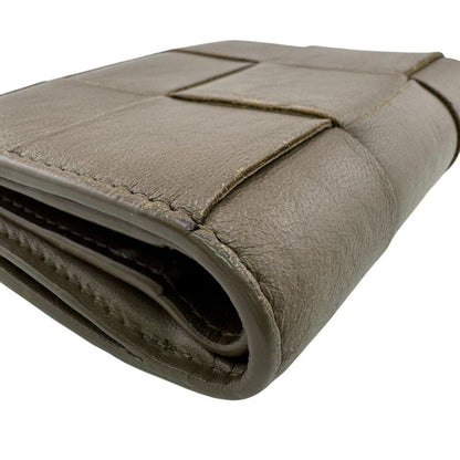 Bottega Veneta Compact Wallet Bifold Brown