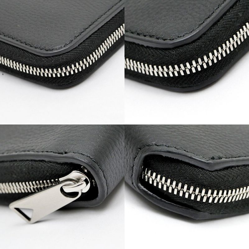 Bottega Veneta Tre Zip Around Wallet Long Black