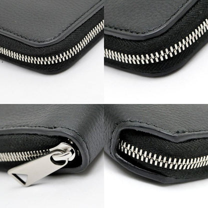 Bottega Veneta Tre Zip Around Wallet Long Black