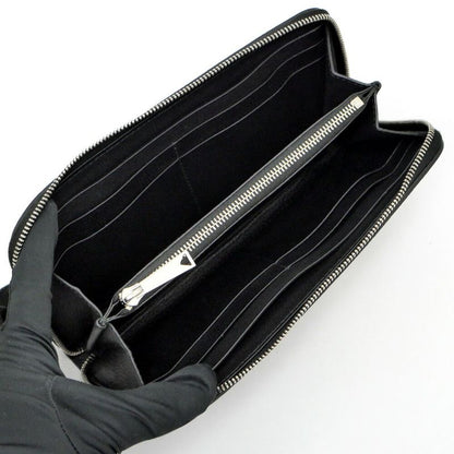 Bottega Veneta Tre Zip Around Wallet Long Black