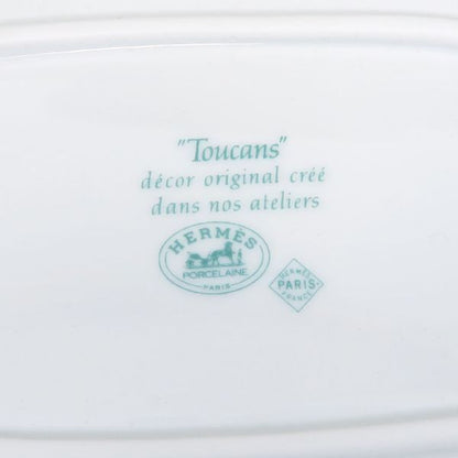 Hermes Toucan Oval Plate