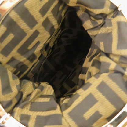 Fendi Mont Cles Spy Bag Nylon Leather Black Handbag