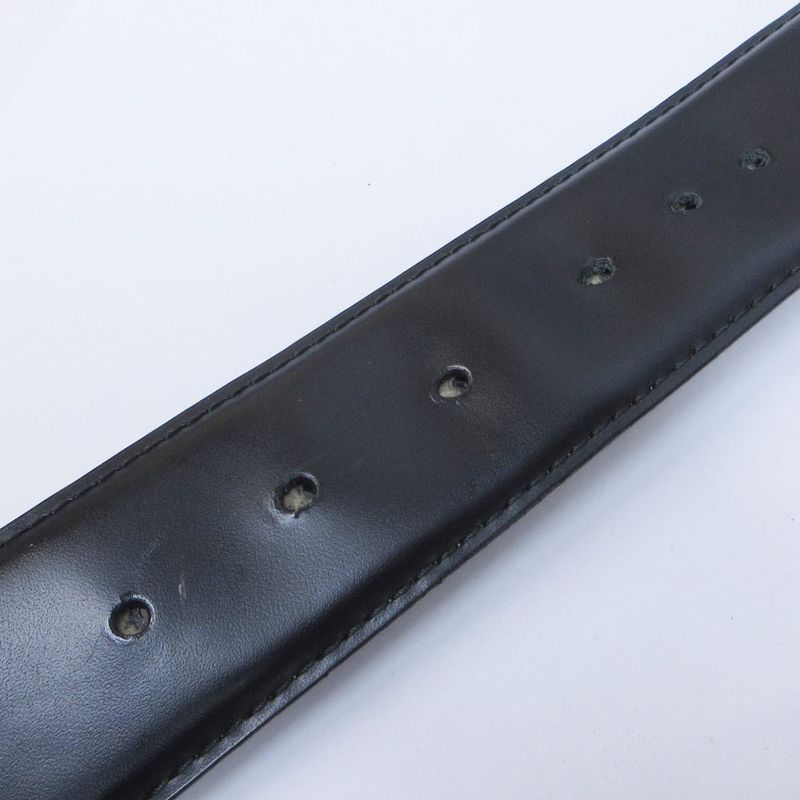 Bvlgari Belt Black Leather