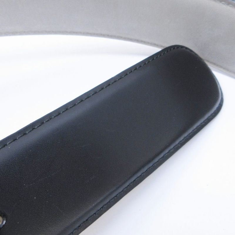 Bvlgari Belt Black Leather